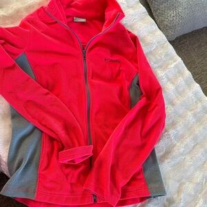 Columbia fleece zip up jacket